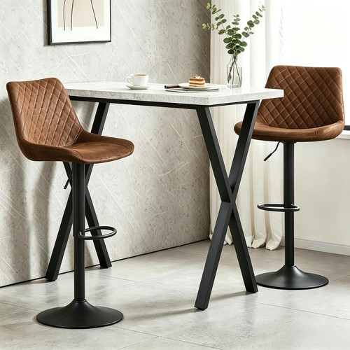 Bar table and faux suede - bar,