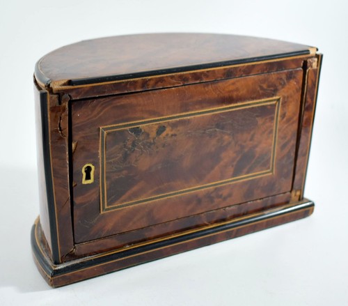 Antique burr walnut storage - burr,