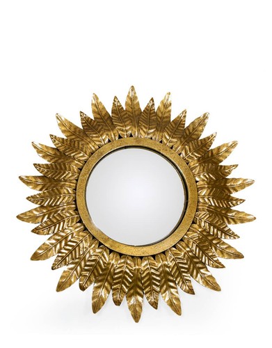 Small gold leaf sun - small,