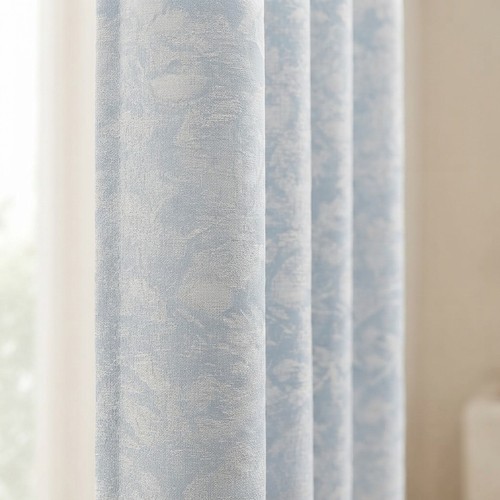 Elegant blue floral jacquard - elegant,
