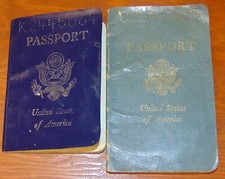 VERY OLD RARE *2 TWO Passports