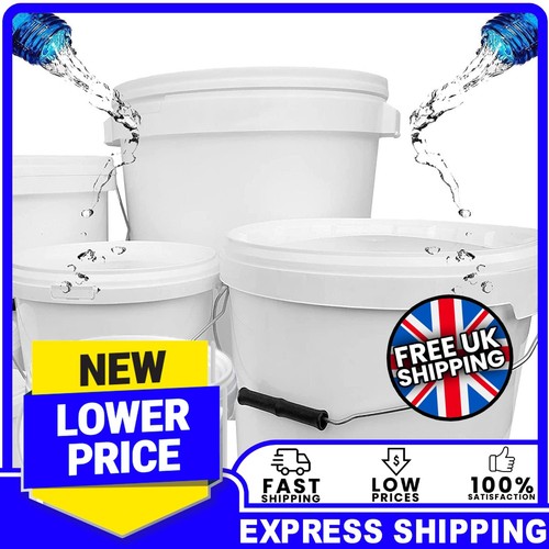 White plastic 10l - 5l,, &