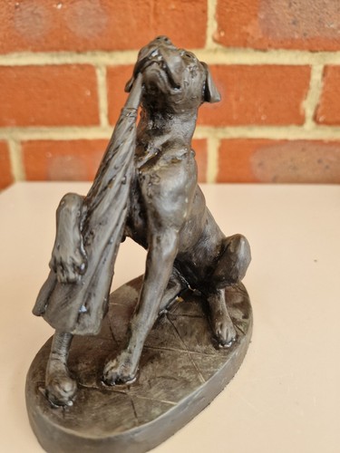 Cold cast bronze - bronze, dog