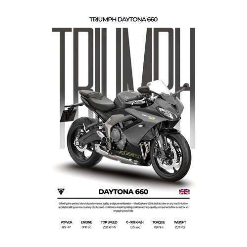 Triumph daytona 660 - 660, motorcycle