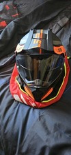 MENS LS2 MOTORCYCLE HELMET WORN TWICE SIZE XL