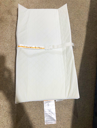 White plastic padded baby - plastic,