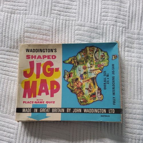 Waddington jig map - map, australia