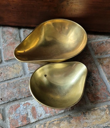 Vintage brass scale pans - vintage,
