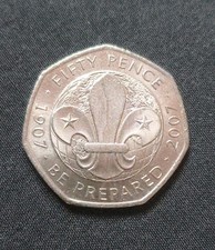 Scouts 'Be Prepared' 50p Fifty