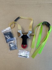 Powerful Hunting Slingshot Catapult With Sight + 4 Bands, Ball Bearings UK 🇬🇧