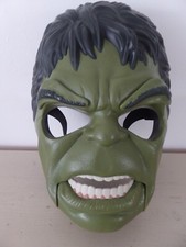 Kids Marvel Avengers The Incredible Hulk Face Mask with Moving Mouth & Eyebrows