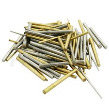 100 x Clock Taper Pins Steel Brass Assorted Mix Sizes Pin Tapered Repairs Parts