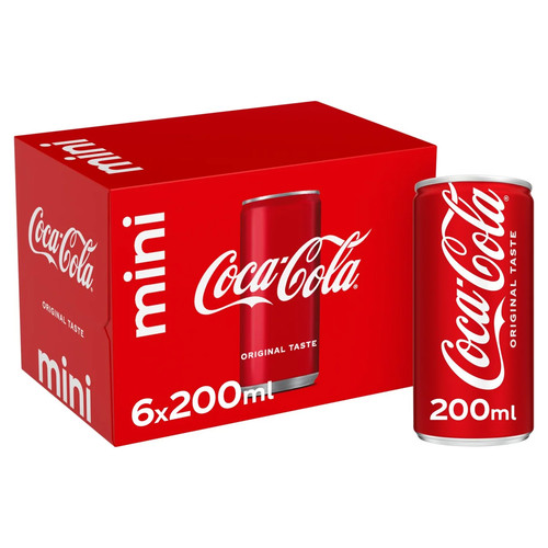Coca cola 6x200ml - coca-cola,