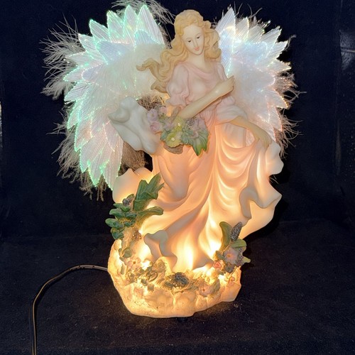 Vintage fiber optic angel - fiber,