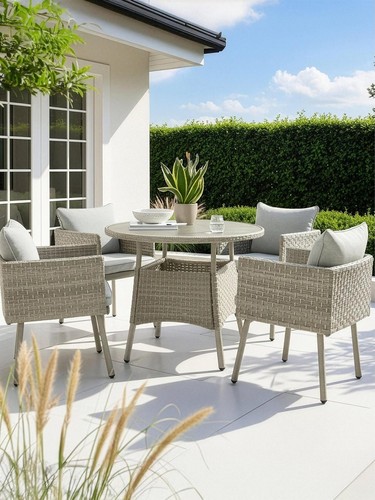 Antigua seater dining set - 4-seater,