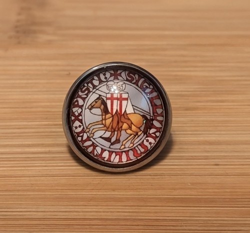 Knights templar crusader pin - knights,