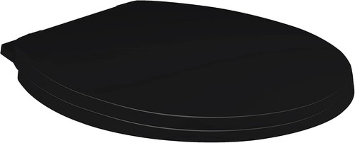 Black soft close toilet seat - black,