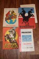 Circus programme brochure Probst Proscho Praga Humberto 1980s GDR