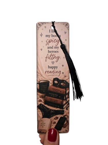 Spicy bookmark with tassel - spicy,