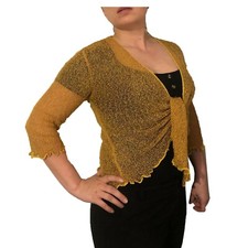 Womens Open Front Tie Up Shrug