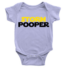 Storm pooper babygrow funny - pooper,