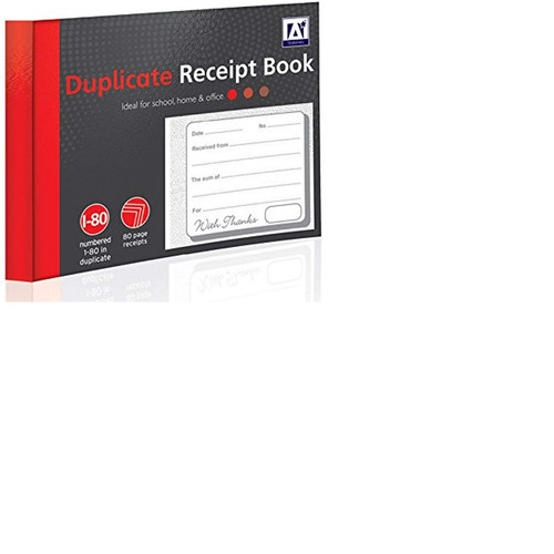 Duplicate receipt book - duplicate,