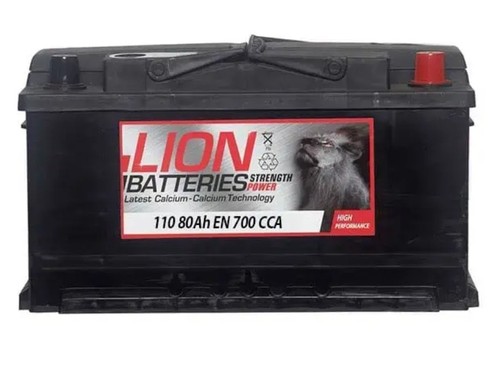 Lion 110 car - battery, 80ah