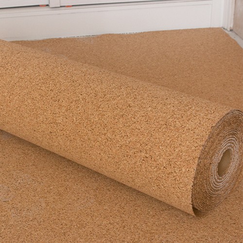 Cork roll flooring mat - mat, natural
