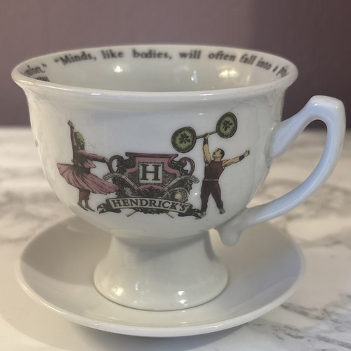 Hendricks gin tea cup - tea,