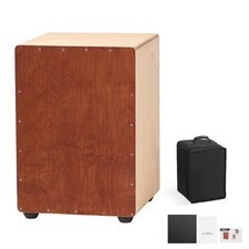Uimoso Birchwood Cajon Drum with Snare Wires and Travel Bag for Percussionists