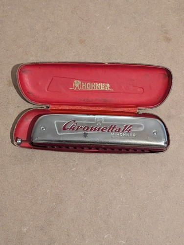Hohner chrometta harmonica - 14,