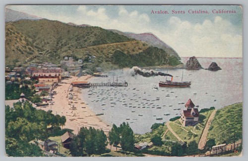 Postcard avalon santa catalina - avalon,