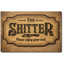 Humor Bathroom Metal Tin Signs