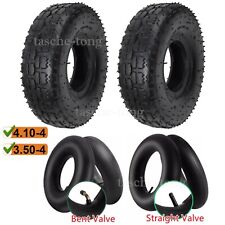 2X TYRE / INNER TUBE 4.10 / 3.50 - 4 Replacement Innertube Wheelbarrow Trolley