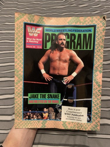 Wwf program magazine volume - wwf,