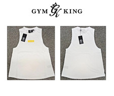 Gym King Womens White Vest