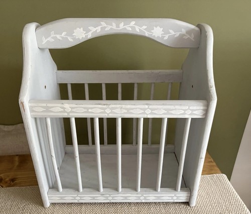 Vintage hand painted wooden - vintage,