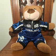 Clinton Enterprises James toseland Teddy Bear Rare Collectible Mascot Moto Gp