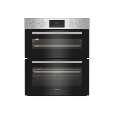 Indesit DUI12DIX Electric Built Under Double Oven - Stainless Steel  DUI12DIX