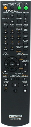 Adu007 replaced remote - rm-adu007,