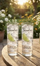 Gordon's Gin Tall Glass New &