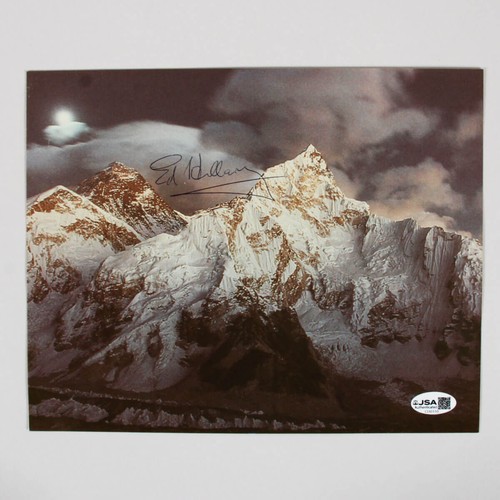 Edmund hillary signed - signed, photo