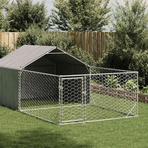 Outdoor dog kennel 7x2x1 - dog, 7x2x1.5m