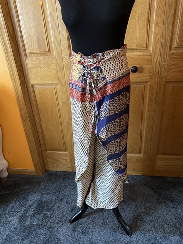 Boho silk wrap - wrap, palazzo