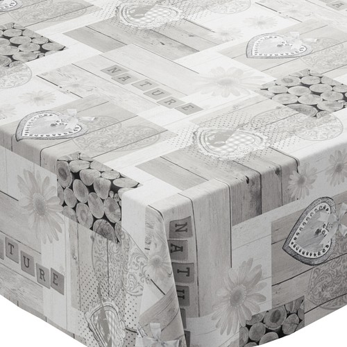 Grey love nature pvc - love, vinyl