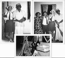 RAF WRAF Matte Photos Halloween Fancy Dress Party Costumes Lot 1940s-1950s 