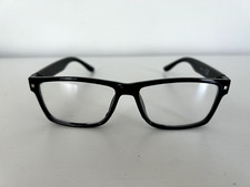 Black Square Rectangle Plastic Glasses Frames Retro 50s Vintage Style