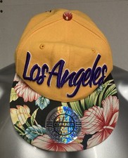 City Hunter Los Angeles Yellow Floral Cap - One Size