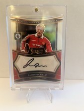 2024-25 Panini Select David Beckham Premier League Signatures Man Utd Auto