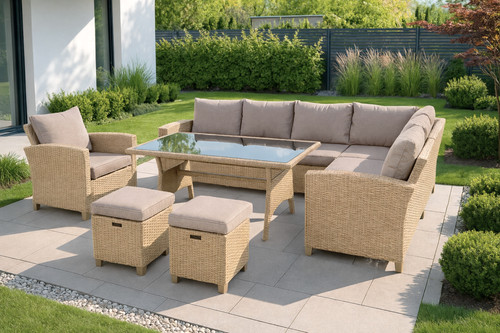 Garden furniture set - furniture, oxford